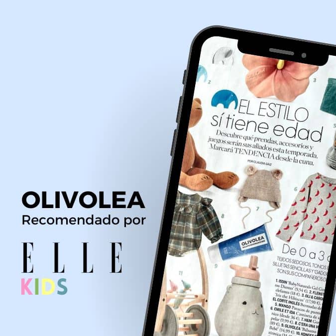 Olivolea en Elle Kids: Protegiendo la delicada piel del bebé